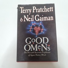 Terry Pratchett Neil Gaiman Hardback GOOD OMENS 1990 Gollancz CN6407
