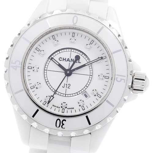 Chanel j12 h1628 white ceramic - white,