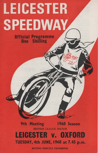 Leicester speedway programme - leicester,