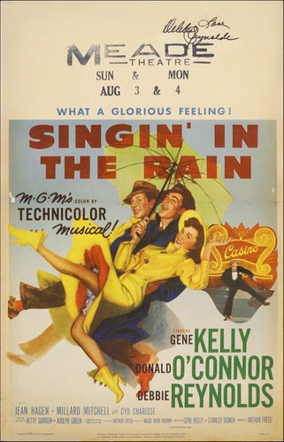 Vintage singing the rain - "singing, rain"