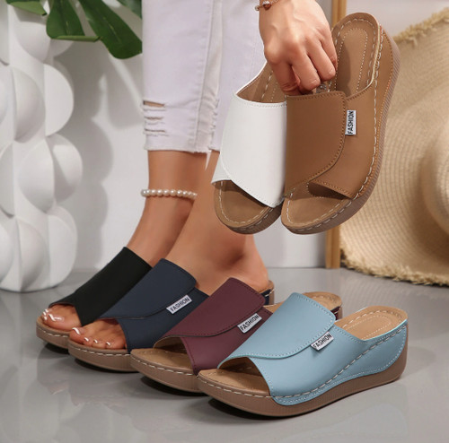 Women wedge sandals open toe - women,