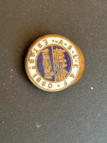 Aslef railway union enamel - union,