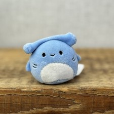 Squishmallow Squishville - Rocket Hammerhead Shark Varsity Squad Blue 2"