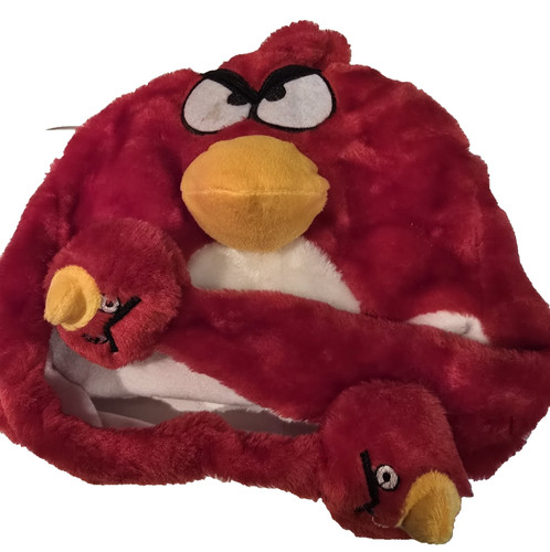 Red angry birds - birds, beanie