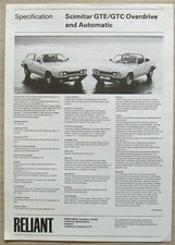 RELIANT Scimitar GTE & GTC Car