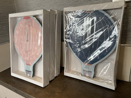 Hot air balloon wall - wall, clocks