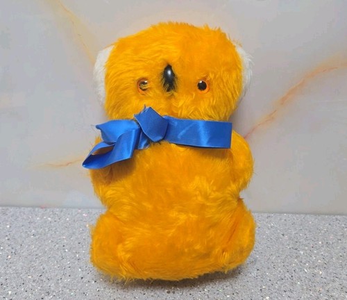 Vintage orange koala teddy - orange,