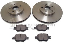 FRONT 2 BRAKE DISCS & PADS SET