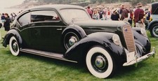 1937 Lincoln Zephyr Black
