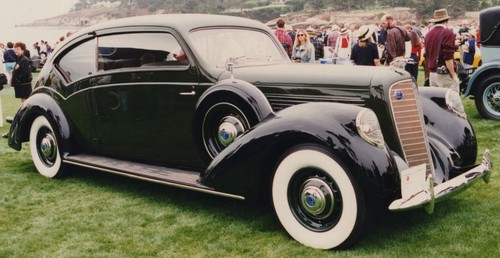 1937 lincoln zephyr - 1937, black
