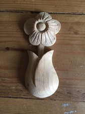 Wooden Carved Flower