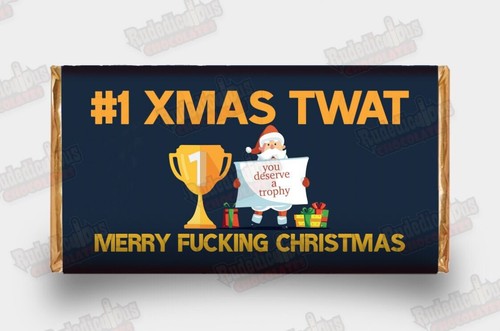 Rude christmas funny - rude, chocolate