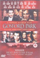 Gosford Park DVD (2002) Maggie Smith, Altman (DIR) cert 15 Fast and FREE P & P