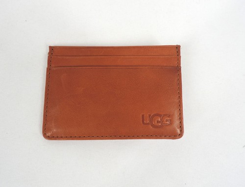 Ugg brown leather card - ugg, holder-