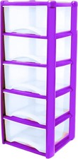 5 Tier Large Plastic Storage