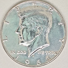 USA 1968 - 1971 D ½ Dollar