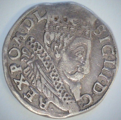 Poland silver coin - , trojak