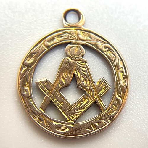 Vintage 9ct gold masonic - vintage,