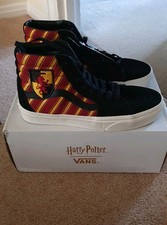 BNIB VANS X Harry Potter Gryffindor Limited Edition HI Top Trainers UK 6 EU 39
