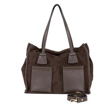 RIPANI Alda Tote Bag L I621ON chocolate leather bag Made in Italy