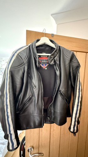 Scott leather jacket - leather,