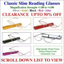 Classic Slim Reading Glasses