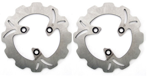 Front brake discs wave - , for