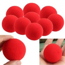 4x Red Sponge Balls 4.5cm