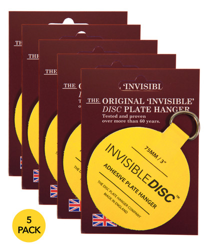 Adhesive invisible disc plate - adhesive,