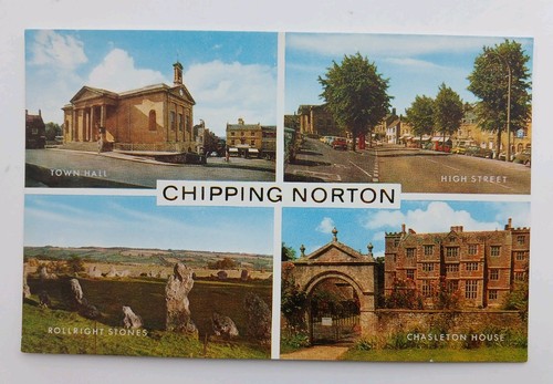 Vintage postcard chipping - postcard,
