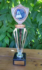 Badminton Trophy  Marble base
