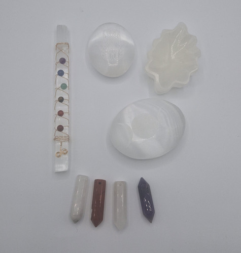 Natural selenite crystal - natural,