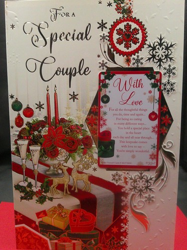 Special couple christmas card - christmas,