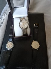 Joblot X3 Vintage Mens Swiss Automatic/ Mechanical Watches Sandoz , Accurist,