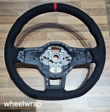 Genuine VW Golf MK7 MK7.5 Flat Bottom DSG Steering Wheel. GTD, GTI, R etc. A4