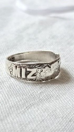 Antique sterling silver mizpah - antique,