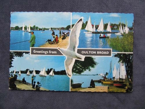 Vintage 1960s postcard sailing - vintage,