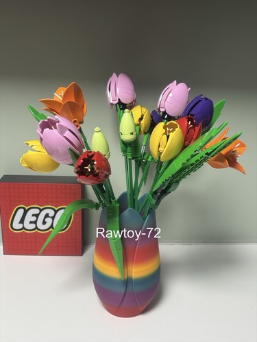 Vase for displaying lego tulip - lego,