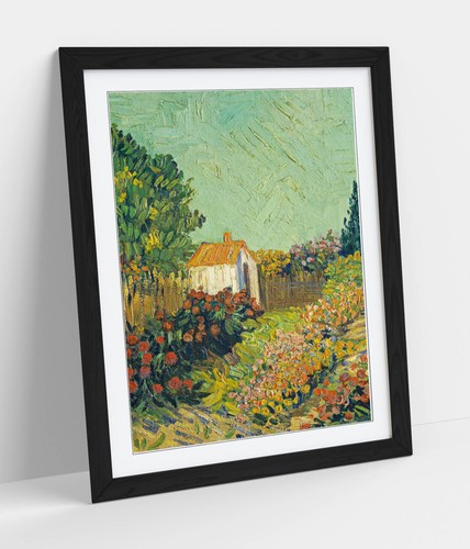 Van gogh landscape - van, -framed