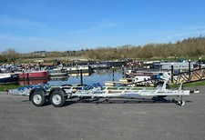 Brand New 2025 Extreme 2400KG twin axle braked roller trailer 21' boat 7M RIB.