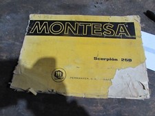 MONTESA SCORPION 250 OWNERS PARTS LIST MANUAL