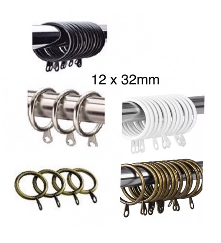 Metal curtain rings - x,