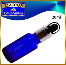 20ml  empty Cobalt Blue Glass