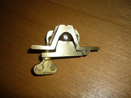 Vintage brass sash window lock - vintage,