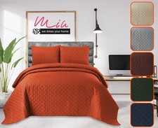 quilted embossed bed spread