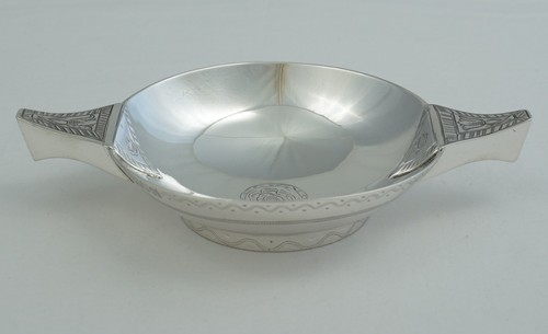 Heavy silver quaich - heavy,