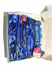 LUKE PROFESSIONAL 4 POINT BLUE 50MM SEAT HARNESS SET 2PCS SNAPHOOK REF5856