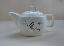 Rare Vintage 1950s Fantasy teapot Jessie Tait. Midwinter Stylecraft. Miro / Dali