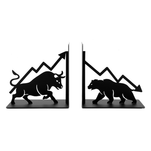 Book ends metal heavy - book,