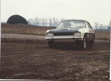 FORD CAPRI 4WD RALLYCROSS CAR FRONT VIEW COLOUR PHOTOGRAPH
